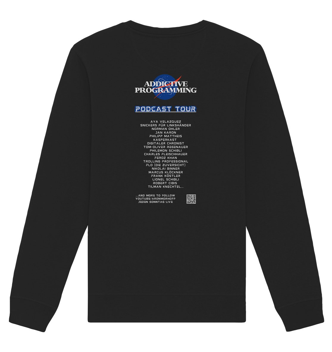 Addictive Programming Meme Flat Earth - Organic Basic Unisex Sweatshirt