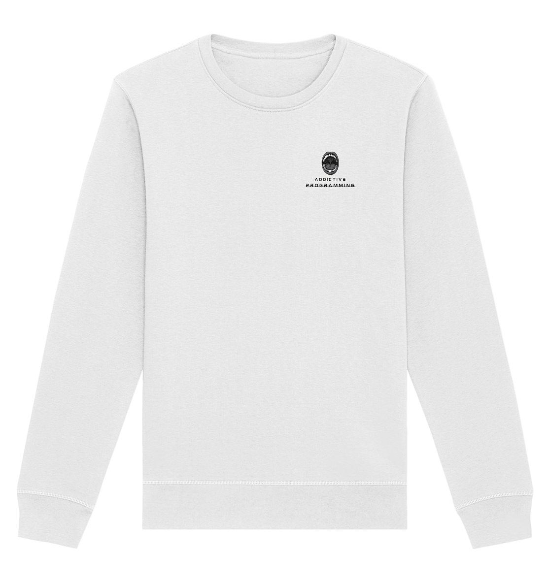 Jeder normale Mensch weiß doch dass da ein Programm ist - Organic Basic Unisex Sweatshirt