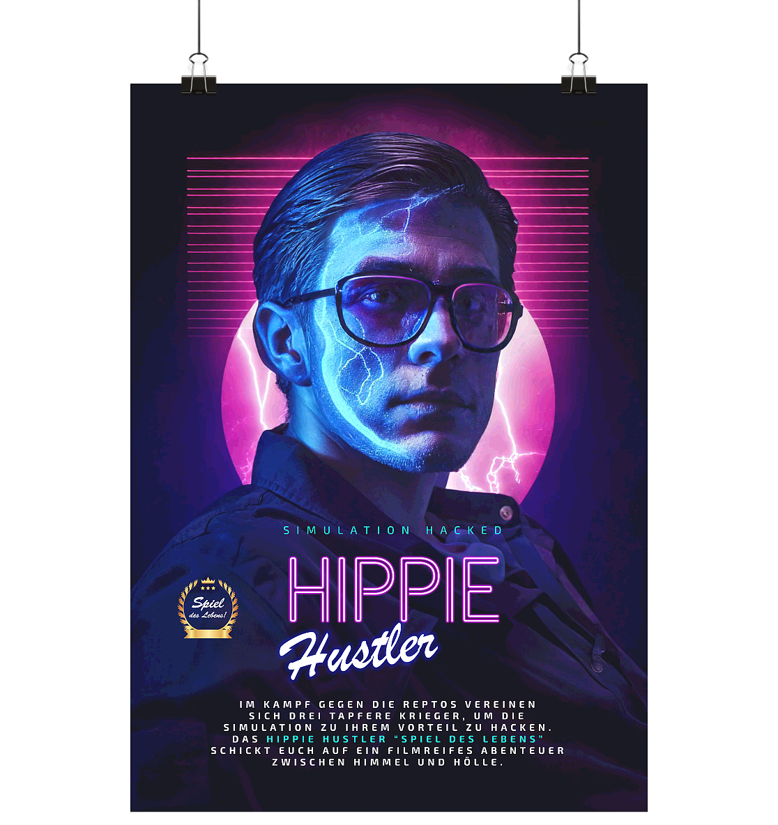 Hippie Hustler Poster - Poster Din A2 (hoch)